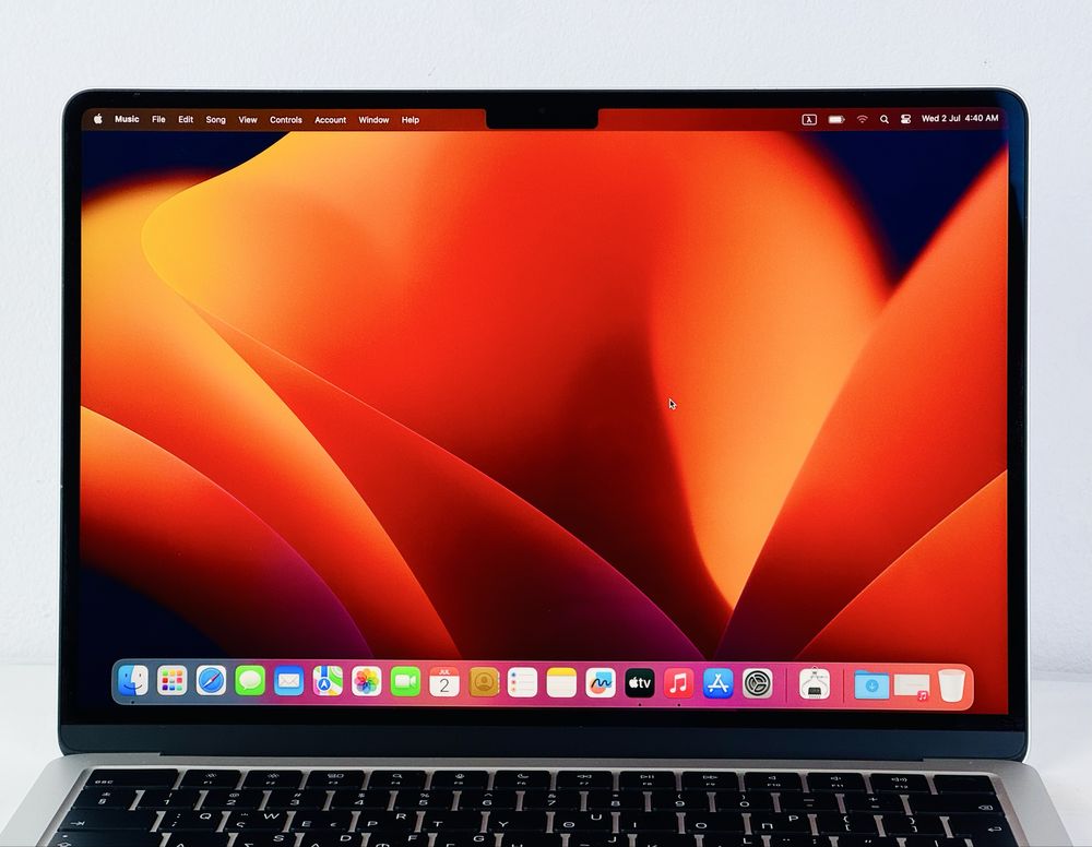 НОВ! Apple MacBook Air 13" M2 16RAM 256SSD Silver Гаранция!