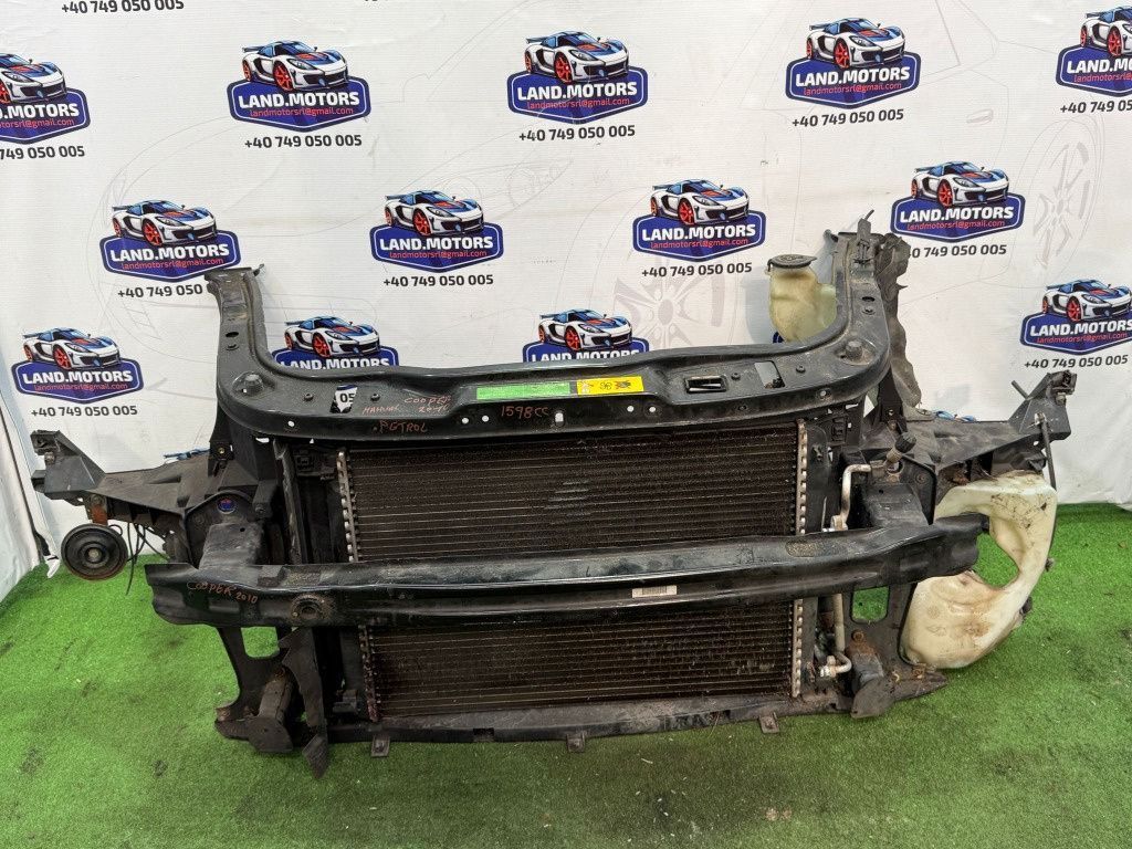 Trager complet radiator racire ac ventilator + armatura 2010 mini cooper cabrio r57 lci 1.6 benzina