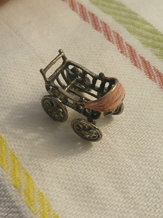 Miniatura argint masiv 800