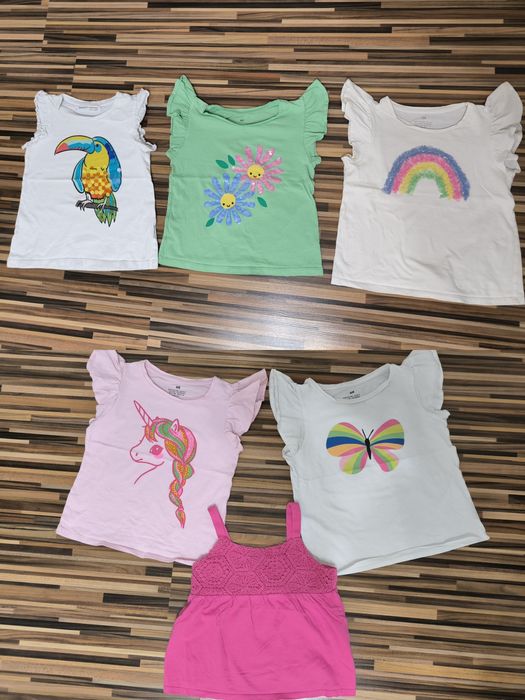 Tricouri cu paiete H&M nr. 122-128