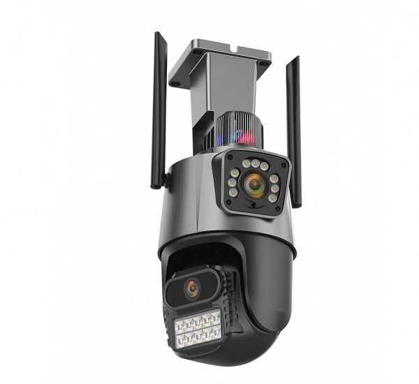 Куполна камера, видео и аудио, въртяща, Wi-Fi, 5G, 8MP, 1080p, ICSEE