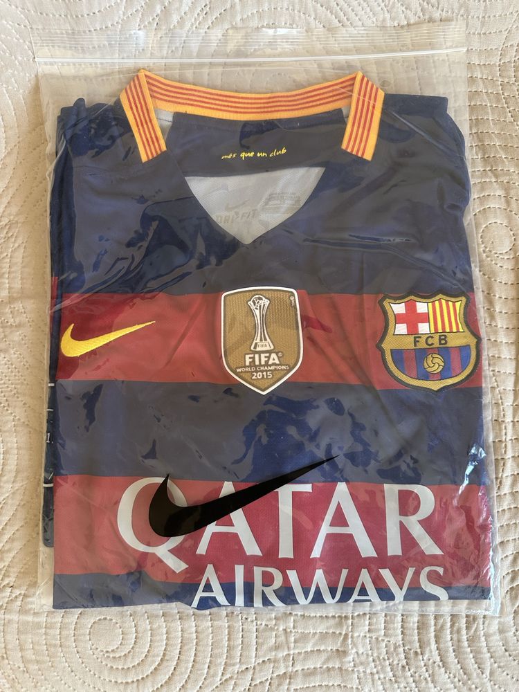Vand tricou NIKE, FC Barcelona, 2015-2016, NOU, cu eticheta, marime XL