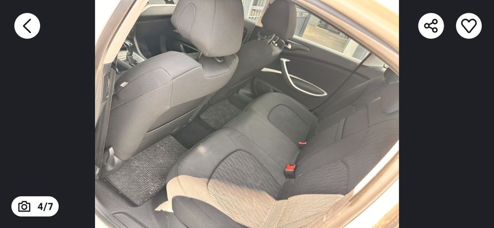 Schimb Citroen C5 lll,an 2012
