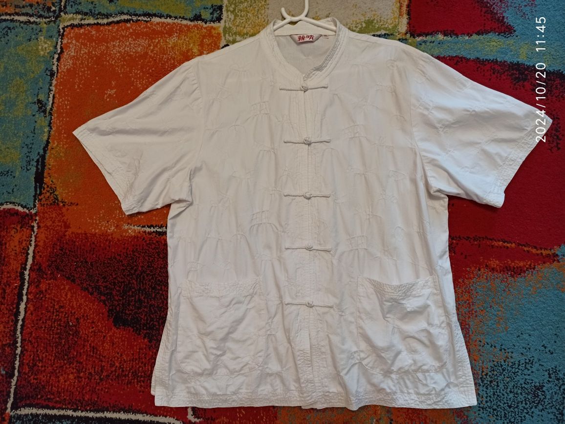 Kimono Feng Shui Casual Bărbați Cămașă Chinezească Tradițional Modernă