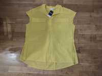 Чисто нова NEXT жълта дамска риза с къс ръкав размер 44