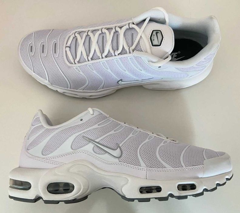 CLASSIC Nike Air Max TN Plus Triple White (от/до 36-46 номер)