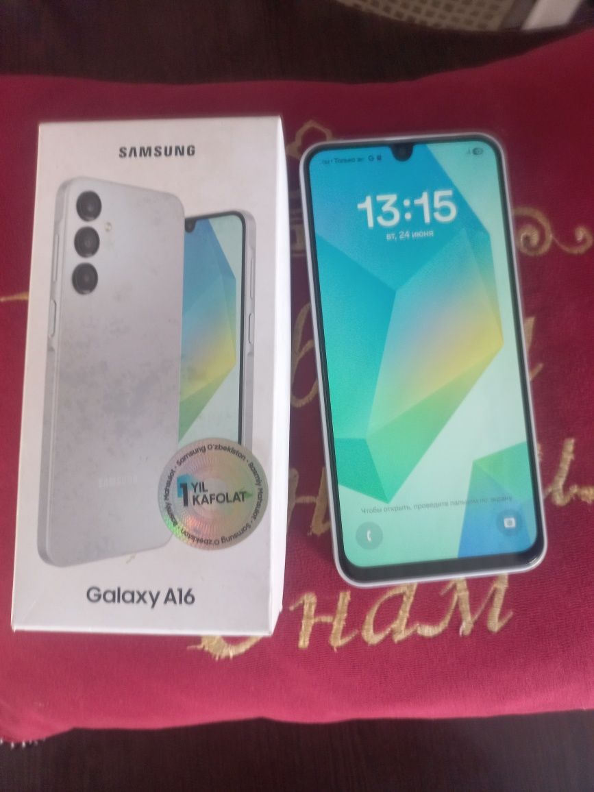 Samsung A16. 6/128 GB.  Yangi telefon