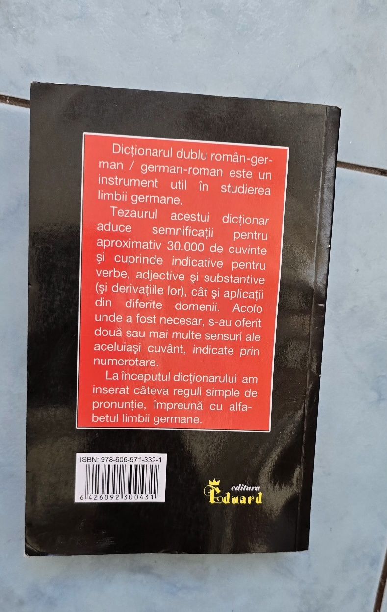 Dicționar bilingv German (Român-German/German-Român)