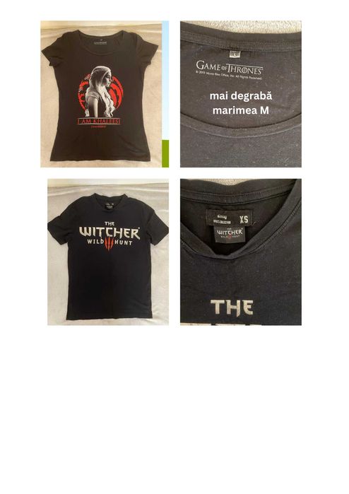 Lot de tricouri dama