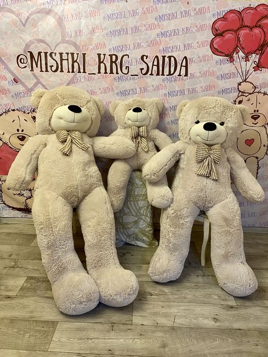 Мишки большие маленькие средние большой выбор