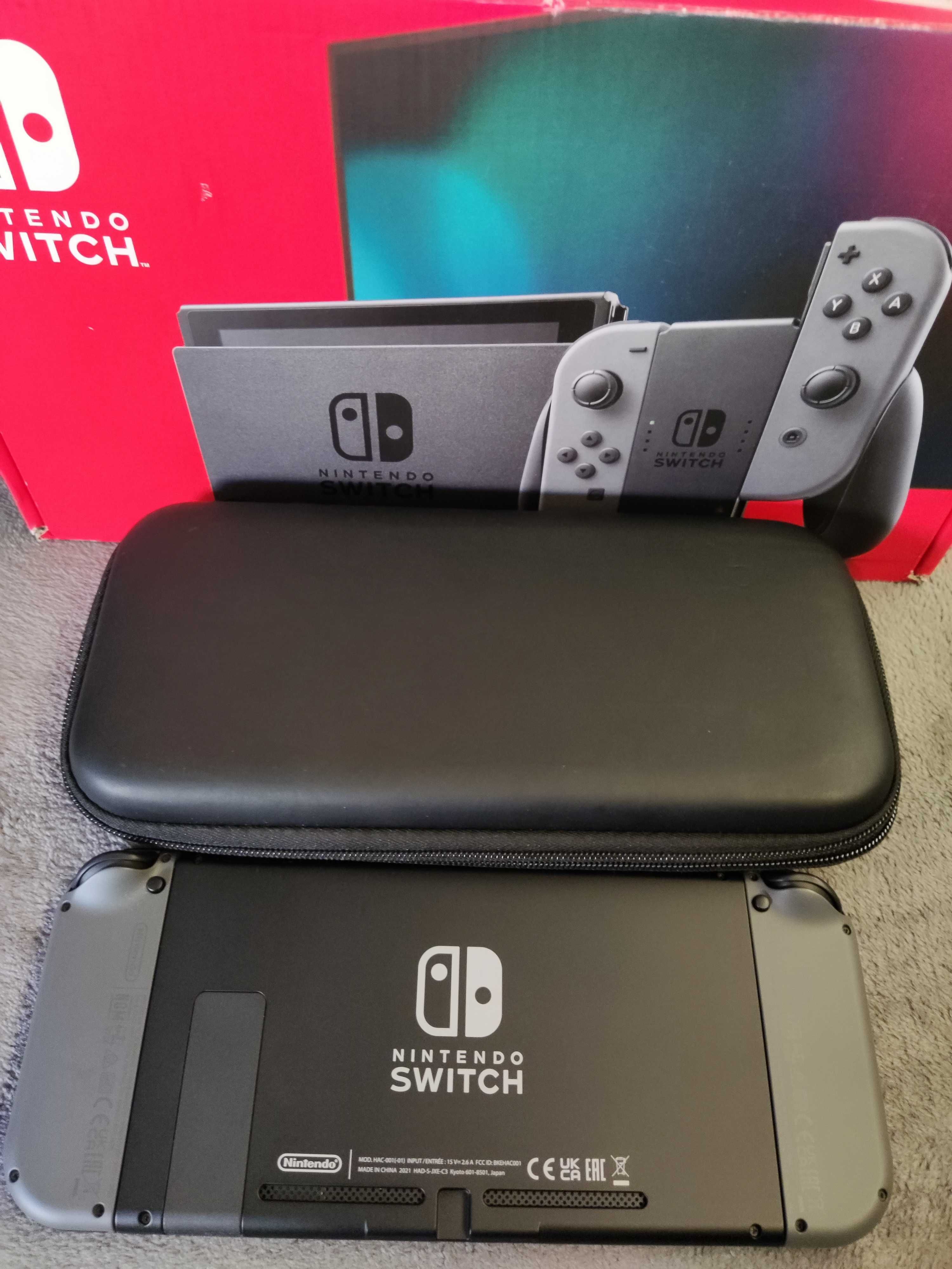 Nintendo Switch V2 la cutie nefolosit cu husa