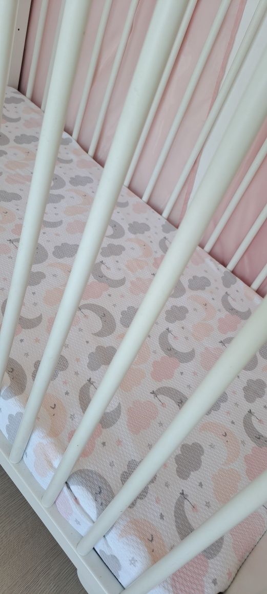 Спален комплект за бебешка кошара - 7 части