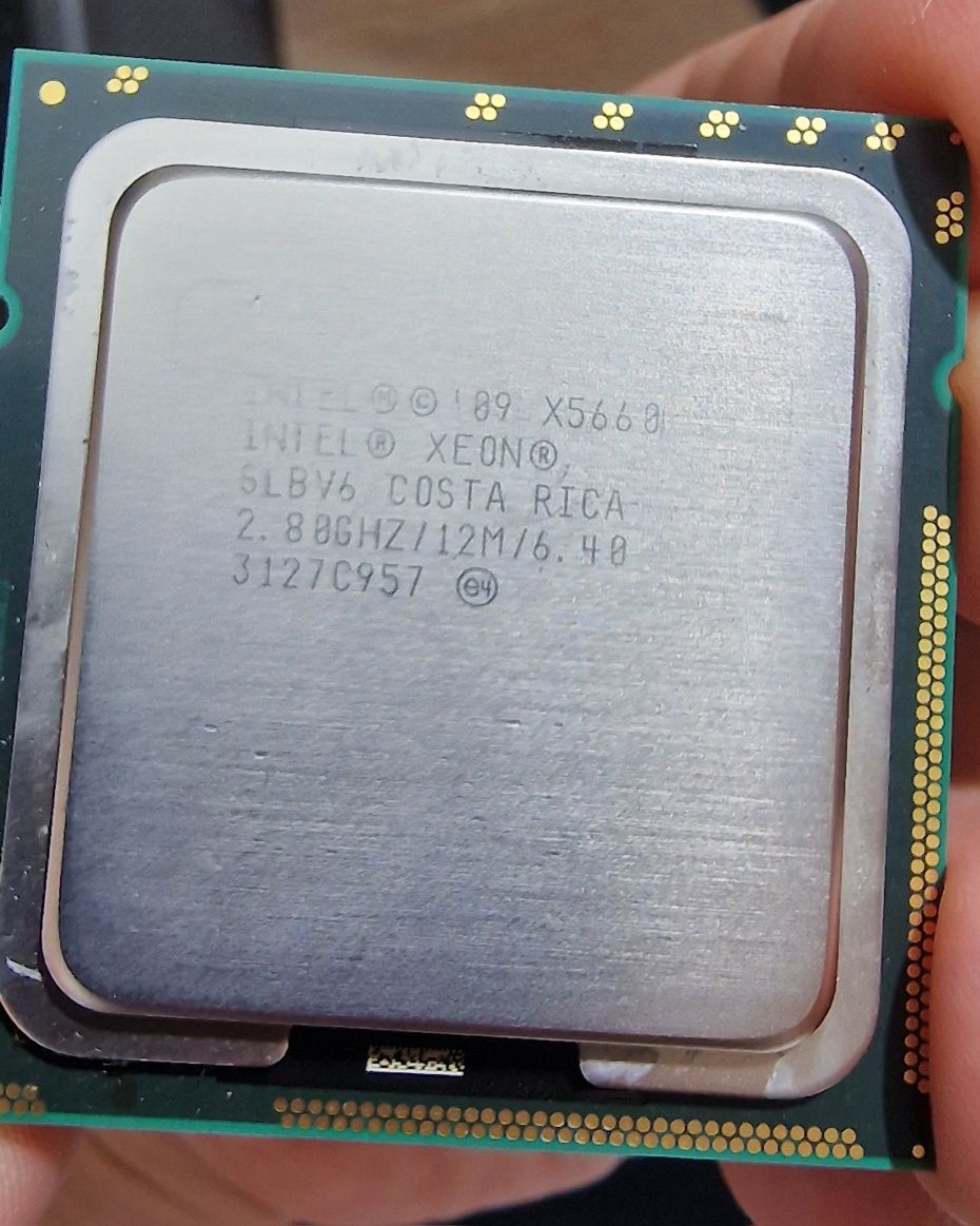 Процесор 1366 Intel Xeon x5660 - 6 ядрен 12 логически ядра