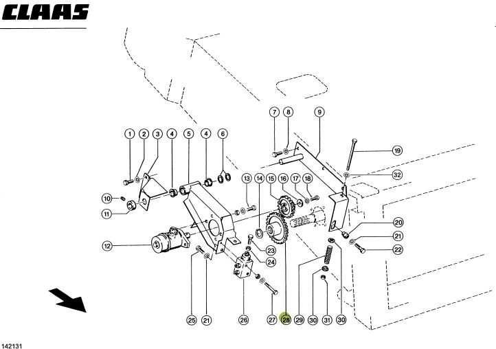 Pinion angrenaj gura alimentare combina CLAAS MEGA MEDION Z50 683056