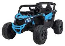 UTV electric pentru copii Can-Am Maverick 12V 4x4 (CA003) Albastru