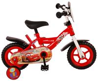 Bicicleta pentru copii Disney Cars, 10 inch, culoare rosu, fara frana