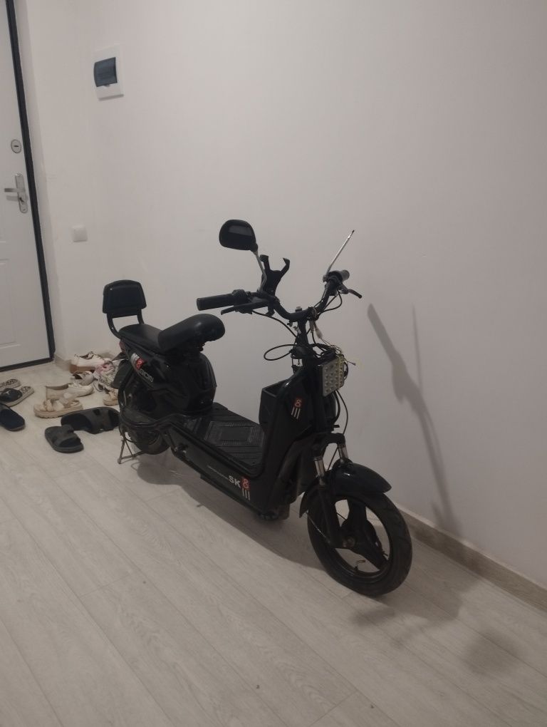 Электровелосипед на ходу