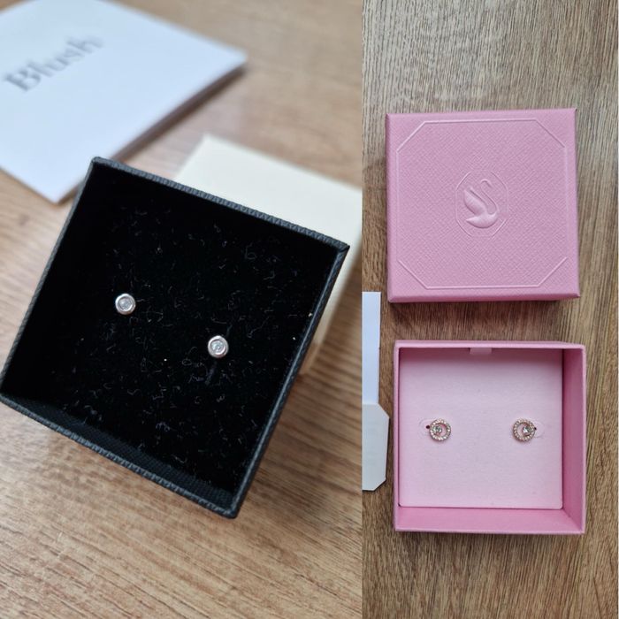 Дамски обеци Blush и Swarovski