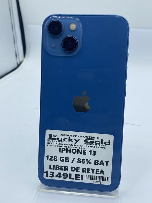 Iphone 13 128gb/ baterie 86% / FACTURA / GARANTIE #47579