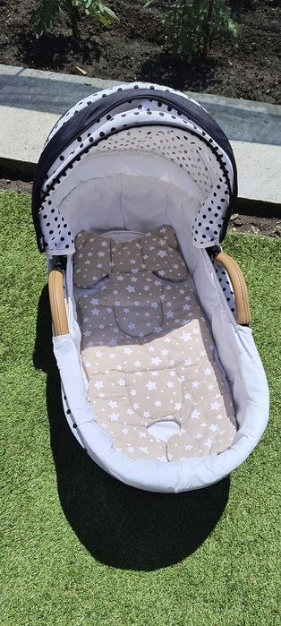 Бебешка количка с 3 коша gusio Carrera princes