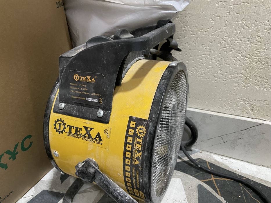 пушка, обогреватель,