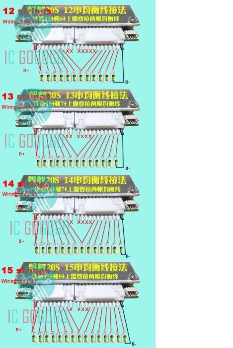 Универсален BMS от 8S до 20S, 400A пик, програмируем с Bluetooth