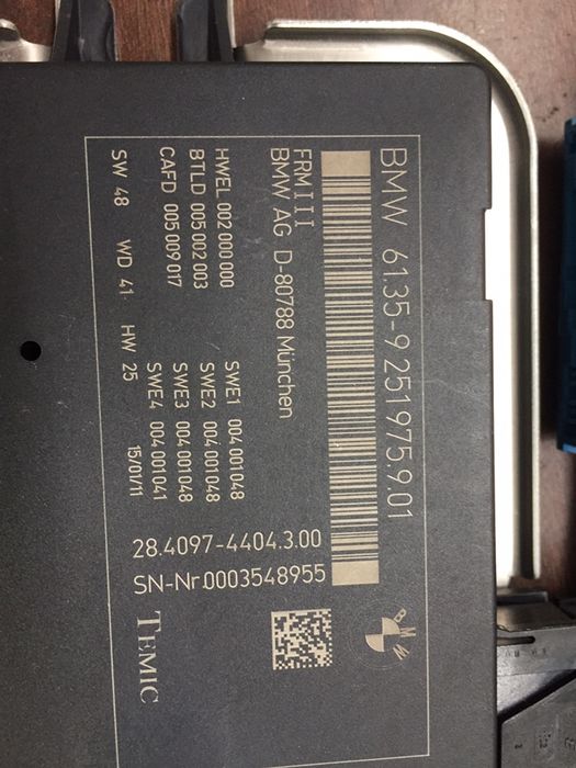 Modul confort lumini frm 3 zgw icm cas bmw f10 f11