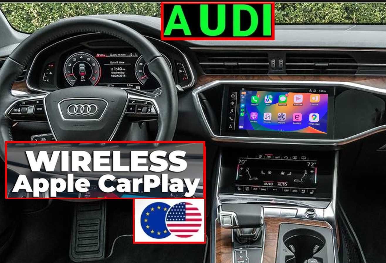 Ауди CarPlay WIRELESS активация MIB3 Audi A1 A3 4 5 6 7 8 Q3 Q4 Q5 7 8
