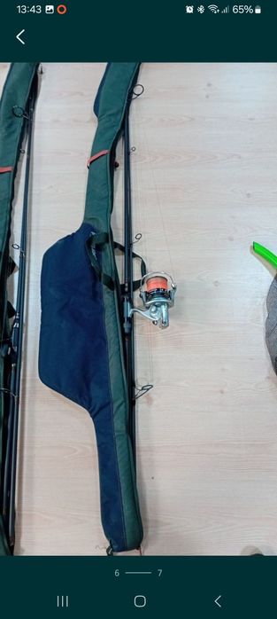 Set 5 lansete Mtx black edition, mulinete adonis 7000 si huse ca noi