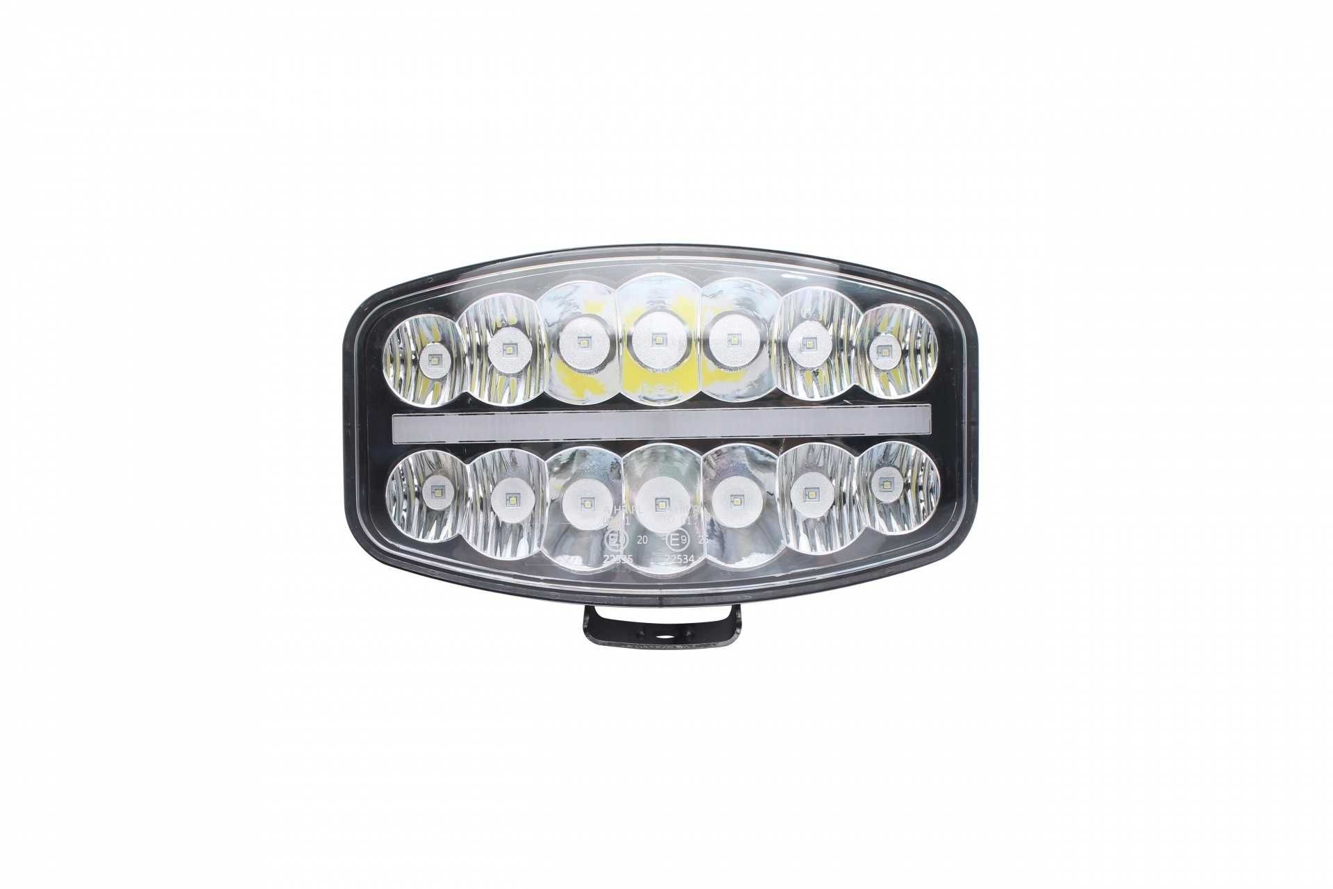 80W LED Лед Фар Халоген Неон ефект 12-24V E-Mark За DAF MAN Scania