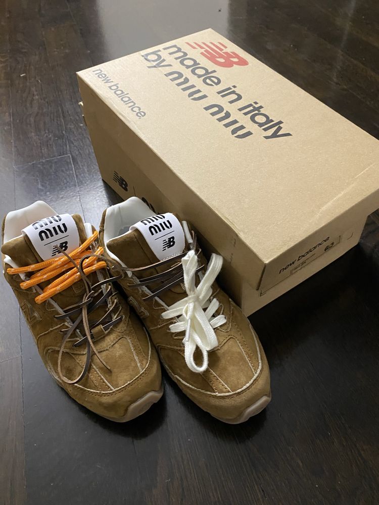 Sneackers Miu Miu & New Balance noi 38