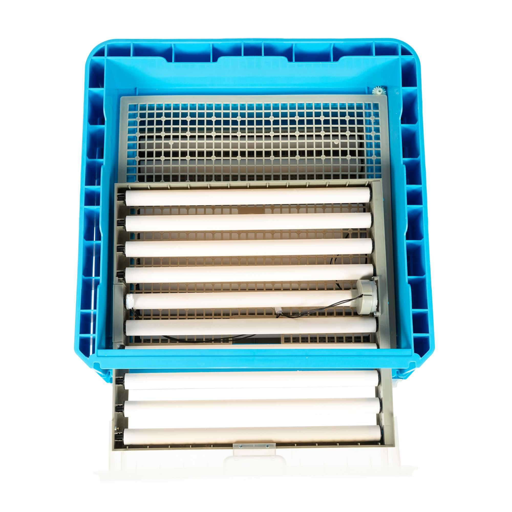 Incubator electric  capacitate 128 oua, 2 etaje, alimentare 220V/12V