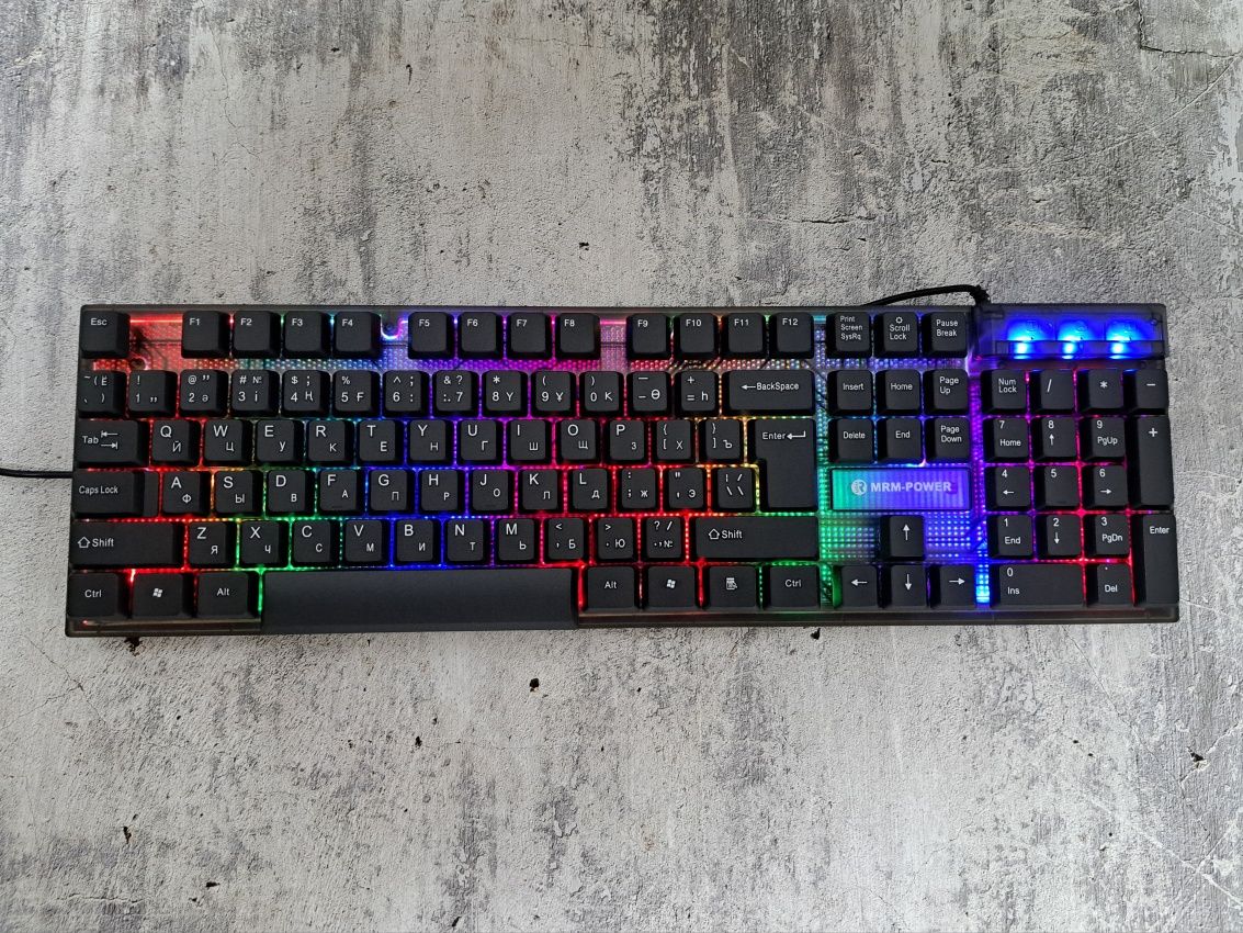 Продам клавиатуры c RGB подсветкой MRM POWER