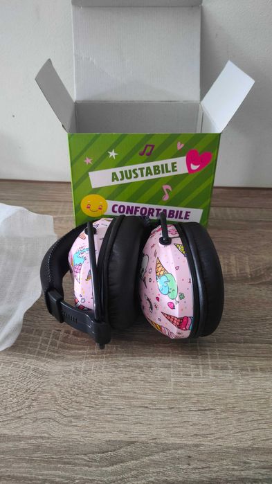 Căști antifonice, reglabile pentru bebeluși și copii