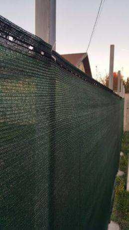 Plasa verde (umbrire) fabricata din polietilena de inalta densitate