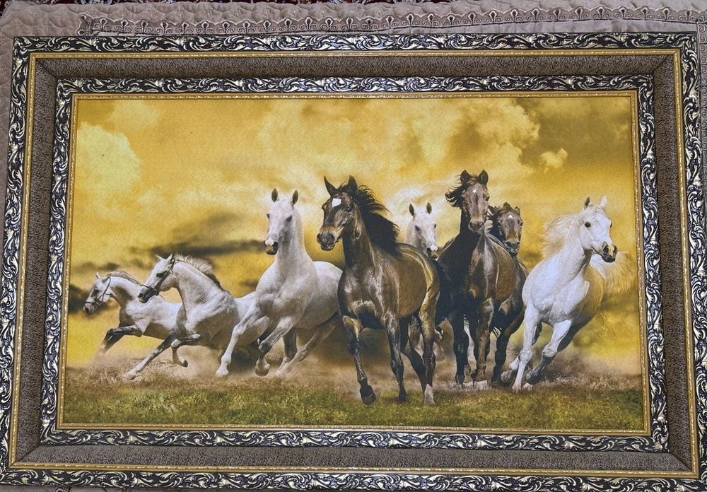 Картина с лошададьми ,новая, в превосходном качестве
