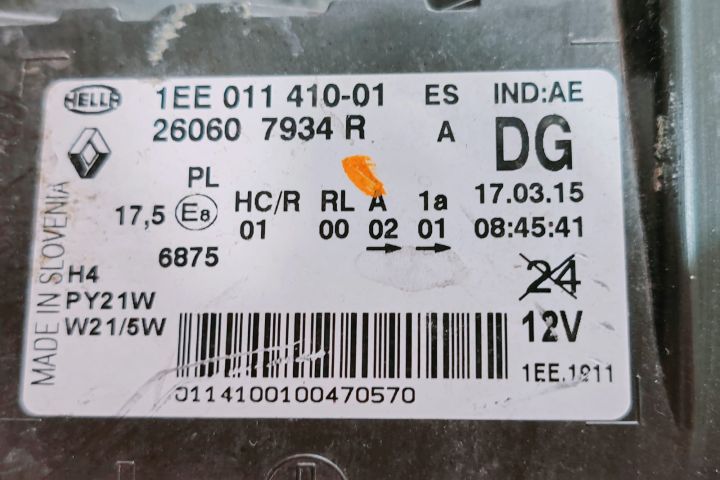 Far   Stanga 1EE01141001 / 260607934R  Renault Trafic a 3-a generati