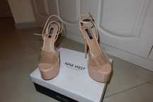 Дамски сандали на висок ток 36/37 номер Nine West