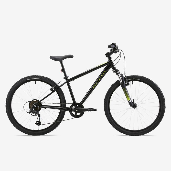 Bicicletă Mtb Expl 500 24" negru copii - produs resigilat Decathlon