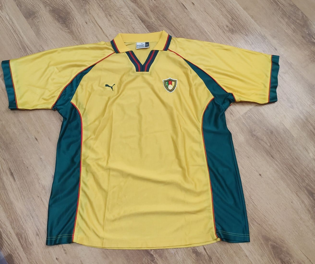 Tricou vintage Puma Naționala Camerun anii 90 mărimea XXL