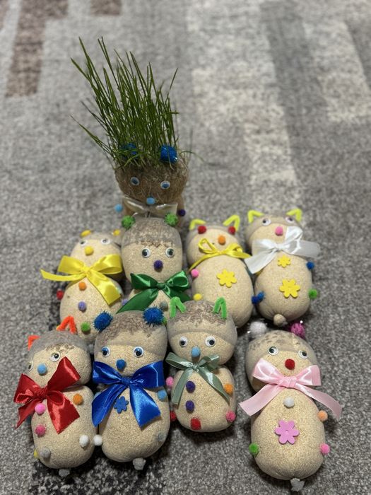 Set 2 bucati Figurine de grau pentru Sf.Andrei