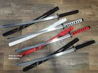 Катана Самурайски меч 5 разцветки Незаточен Тренировъчен Katana Дракон
