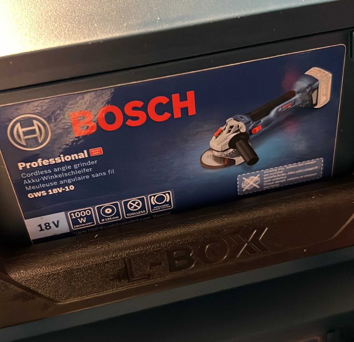 Polizor unghiular Flex Bosch ProfessionaL GWS 18V-10 L-Boxx Nou