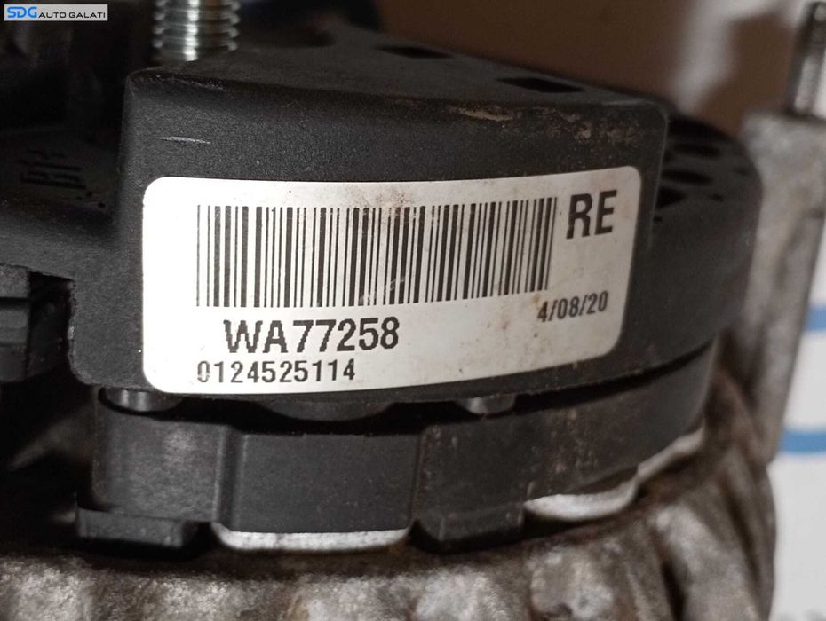 Alternator Seat Toledo 4 1.6 TDI 2012 - 2018 Cod 0124525114 WA77258 [M7193]