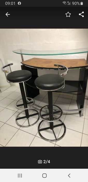 Bar cu 2 scaune rotative