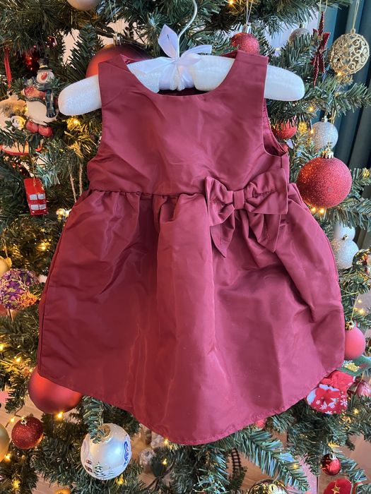 Нова червена коледна рокля HM