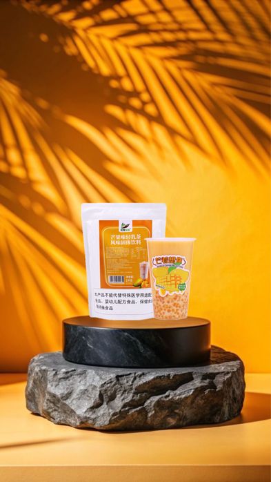 Лёгкие манго чай с молоком