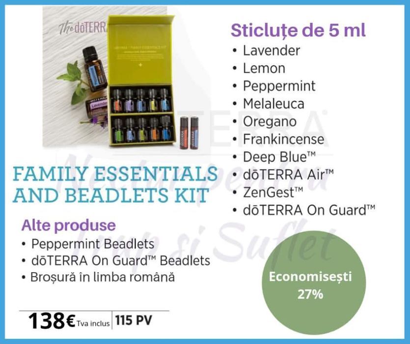 Uleiuri esentiale doTERRA