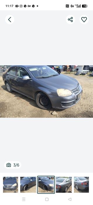Piese cutie motor ușa portbagaj bara volan jug caseta vw jeta 1.9tdi