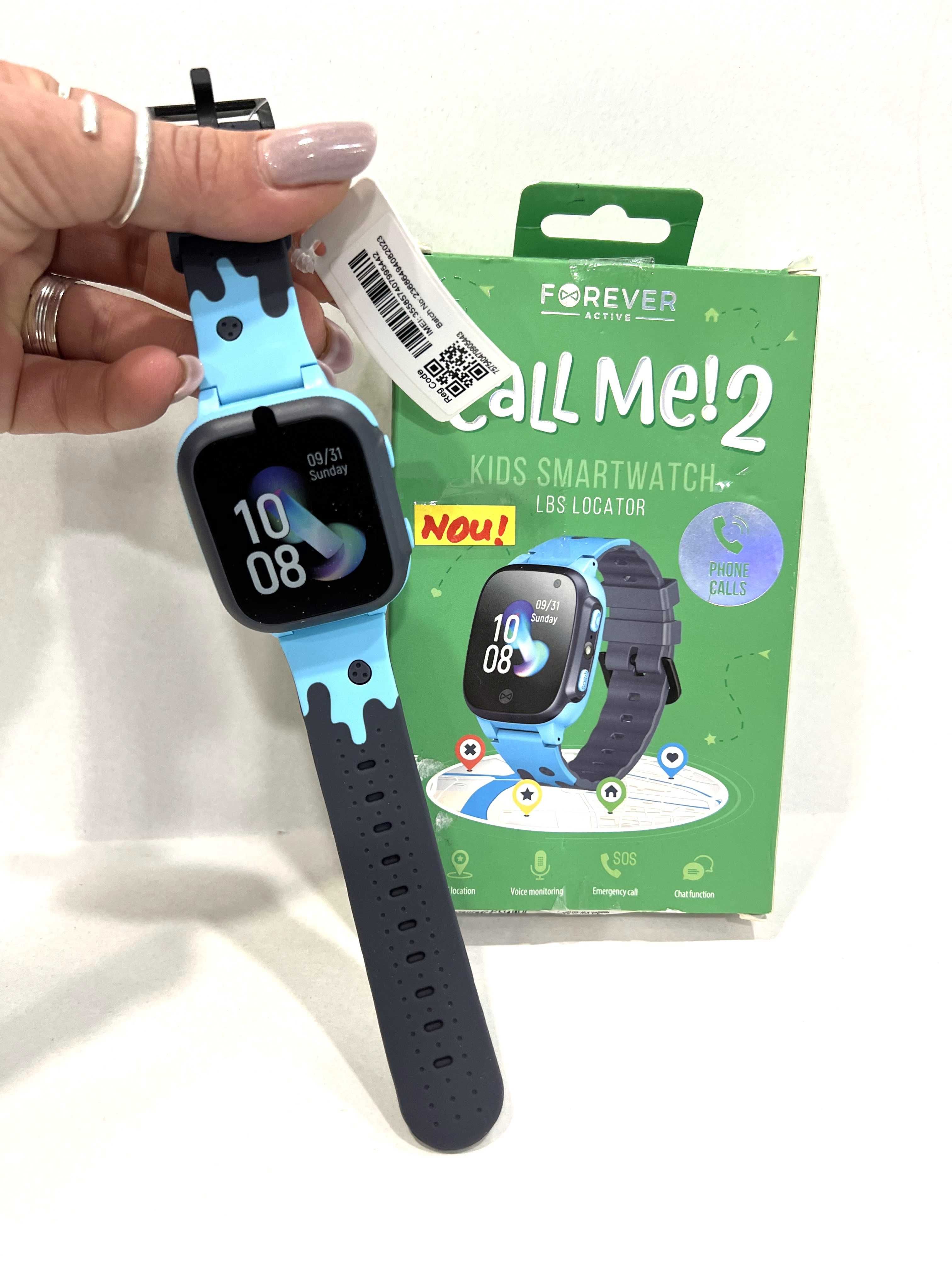Smartwatch Forever KW-60 pt copii, cu cartelă , NOU!